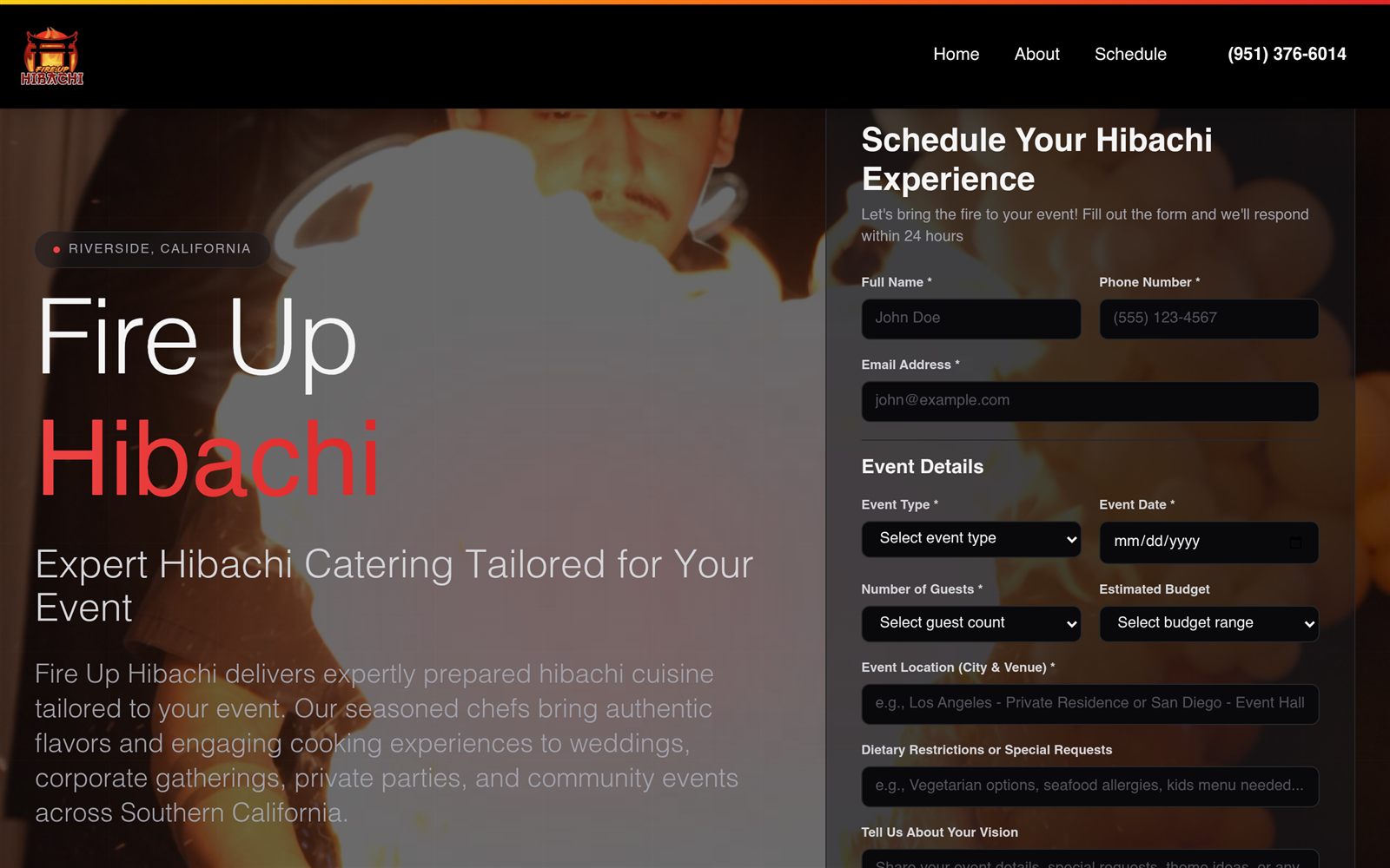 Fire Up Hibachi — Restaurant